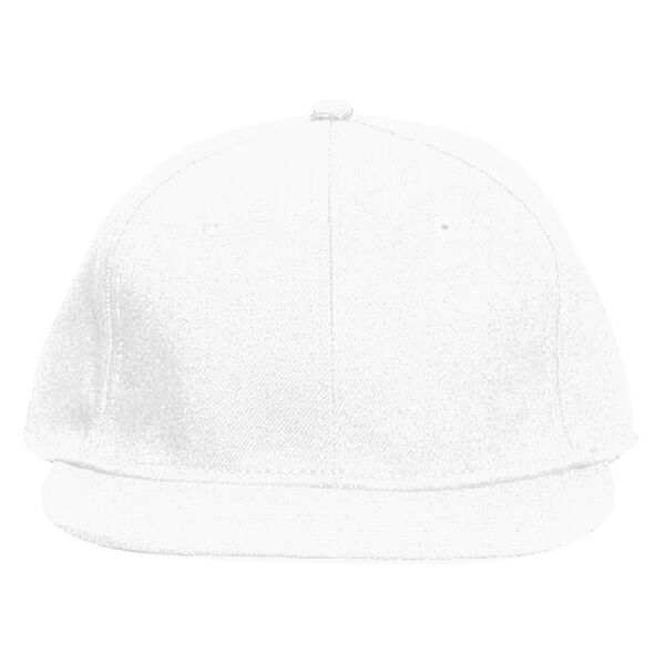 OTTO CAP "OTTO FLEX" 6 Panel Mid Profile Flat Visor Baseball Cap Thumbnail