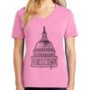 Women's Core Cotton V Neck Tee Thumbnail